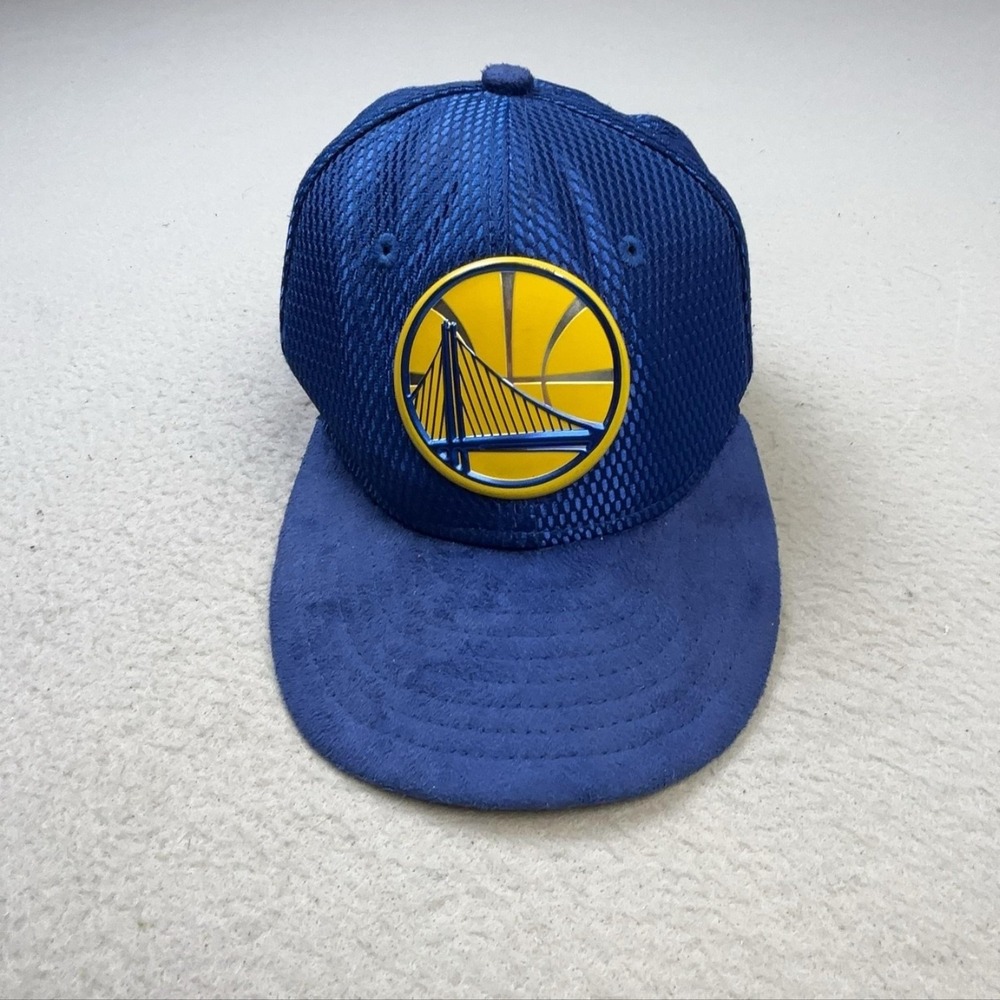 Golden State Warriors Hat Cap Fitted Mens 6 1/2 Blue NBA Basketball New Era